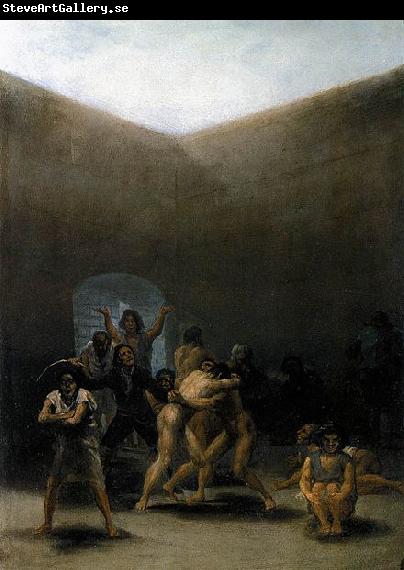 Francisco de Goya The Yard of a Madhouse